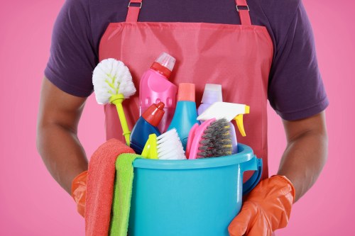 Commercial cleaning service for a Uxbridge workplace reception area