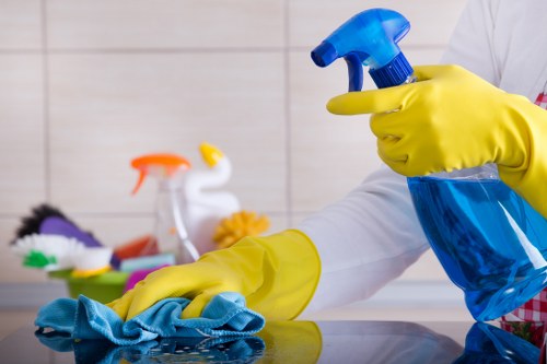 Local end of tenancy cleaning service handling a Uxbridge property with access challenges