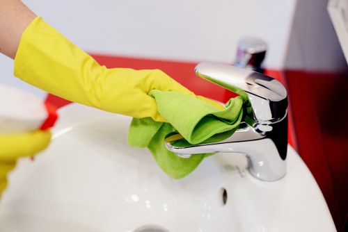 Professional oven cleaning service in a Uxbridge home kitchen