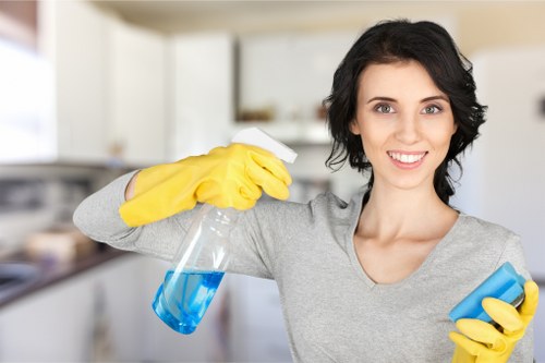Kitchen and bathroom post-renovation cleaning work in Uxbridge