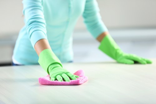Kitchen and bathroom turnover cleaning for a short-let home in Uxbridge